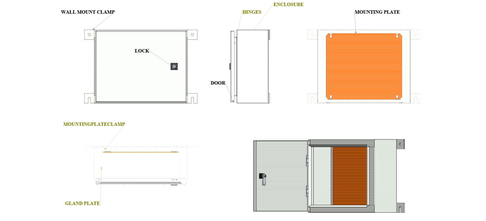Wall Mounting Box Metalfitt